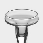 Подсвечник в-17 см прозрачный