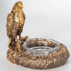 Пепельница Соколиная охота Бронза