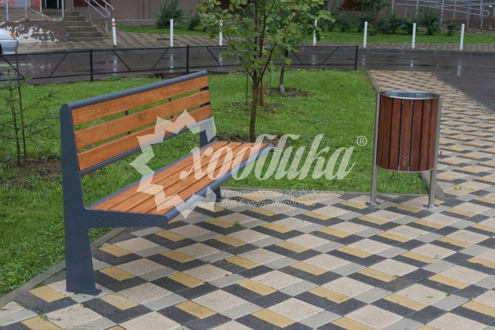 Скамейка стальная «Поло»
