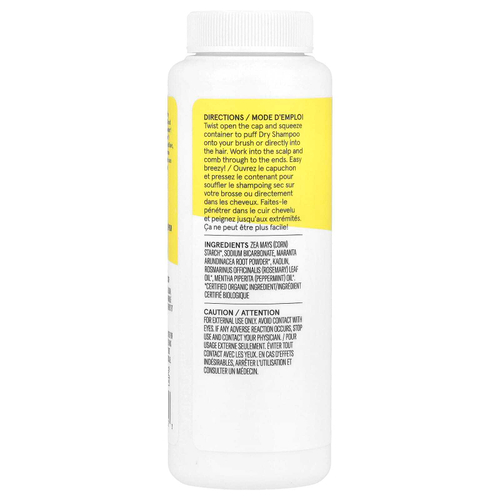 ACURE, сухой шампунь, розмарин и перечная мята, 58 г (1,7 унции)