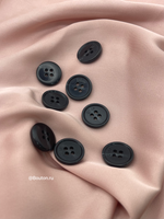 Пуговицы ДИ. на прокол черные с белыми прожилками