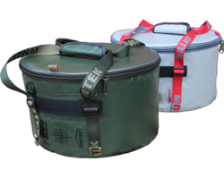 СУМКА ТЕРМОС МИТЕК (Ø 40СМ Н-20СМ) КРУГ (СЕРОЕ)