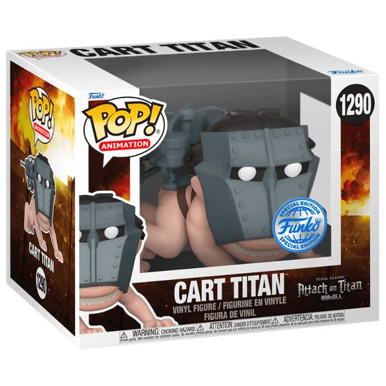 Фигурка Funko POP! Animation Attack on Titan Cart Titan (SS) 6" (1290) 69198 / Фигурка Фанко ПОП! по мотивам аниме "Атака Титанов",  Титан Перевозчик