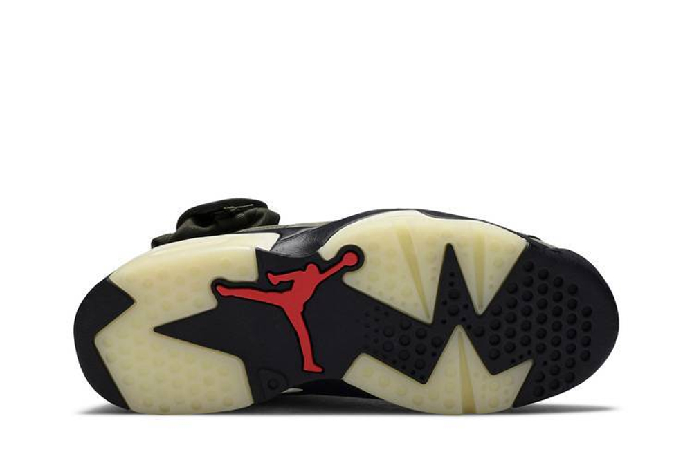 Кроссовки Travis Scott X Jordan Air Jordan 6 Medium Olive Ts
