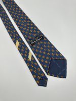 Галстук синий Salvatore Ferragamo