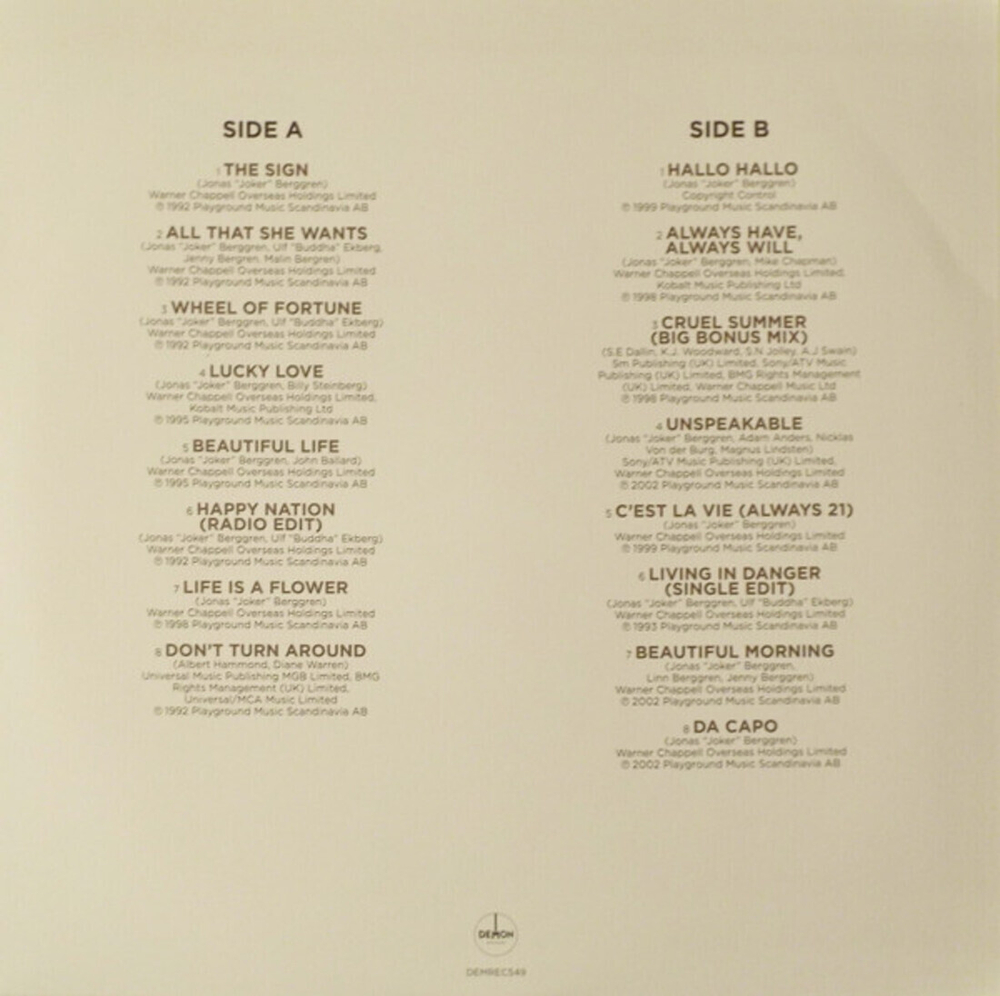 Ace Of Base / Gold (Limited Edition)(Coloured Vinyl)(LP)