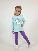 022-03-1 Комплект для девочки (джемпер+ лосины)