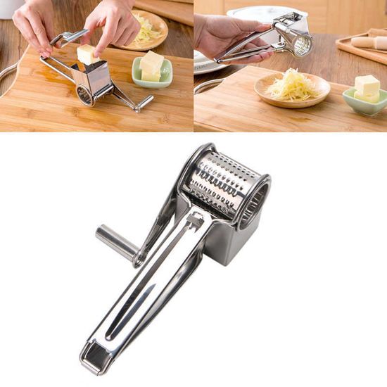 Терка механическая для сыра Kamille KM-5094 из нержавеющей стали