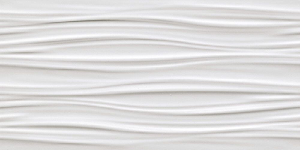 Керамическая плитка для стен ATLAS CONCORDE 3D WALL DESIGN 3D Ribbon White Matt