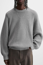 Свитер relaxed fit из рельефной ткани