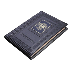 Ежедневник А5 «Автомобильные войска-3» с накладкой из стали