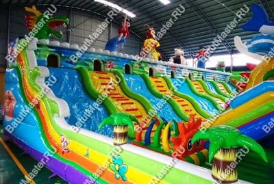 Коммерческий батут "Звериный городок" 24*15*6 м