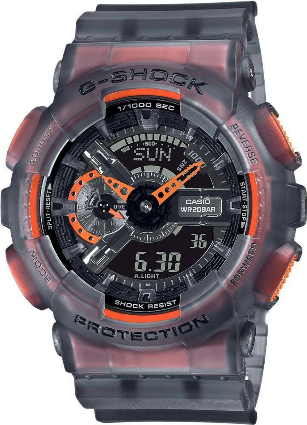 Японские наручные часы Casio G-SHOCK GA-110LS-1AER с хронографом