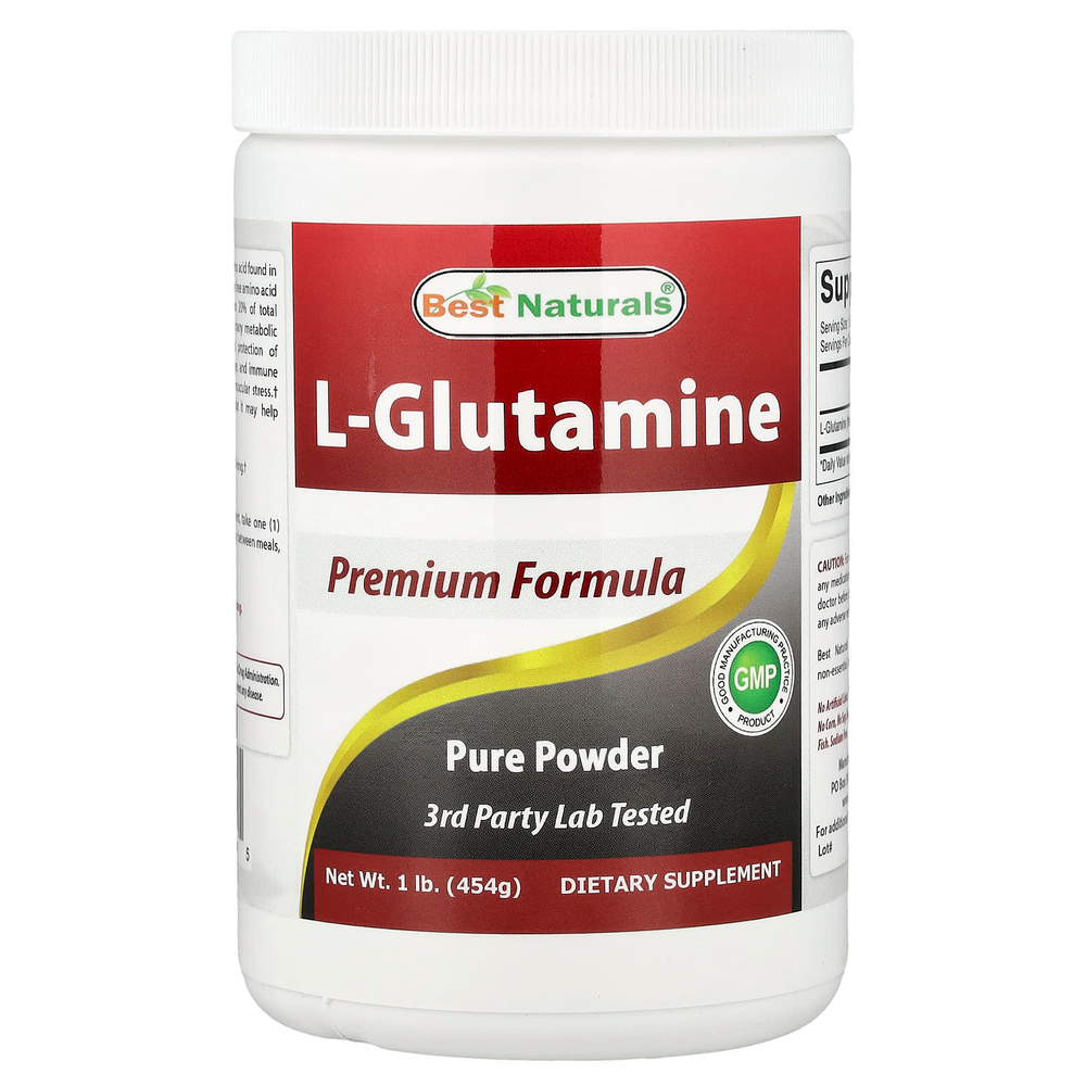 Best Naturals, L-глютамин, 454 г (1 фунт)