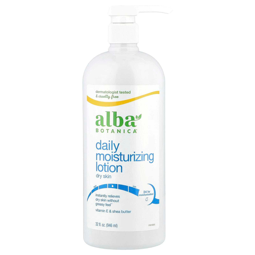 Alba Botanica, Увлажняющий лосьон для ежедневного применения, для сухой кожи, 946 мл (32 жидк. Унции)