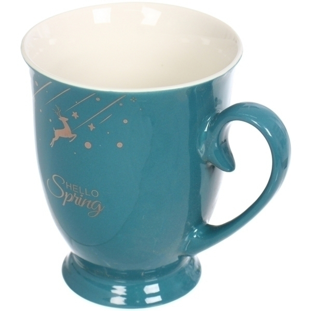 Кружка керамическая 330мл «Золотой олень», микс