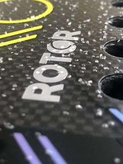 Ракетка Rocket yellow Kona с дополнительным нанесением «Rotor»