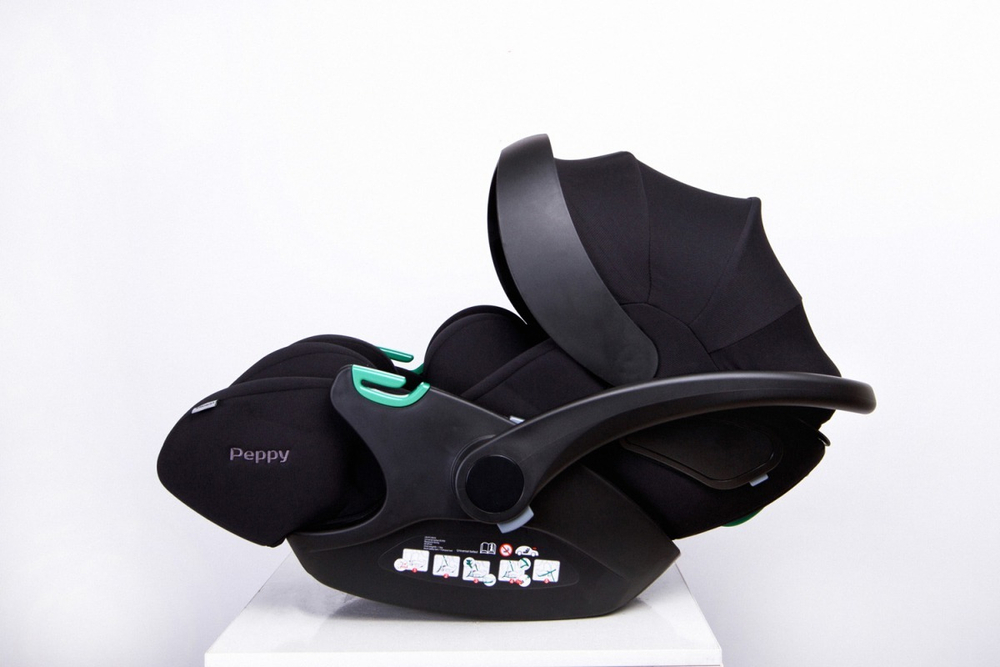 Автолюлька Peppy Verona I-Size 40-84 см (черный)