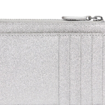 Balenciaga Leather Card Holder Card Holder Women"s Silver/Black