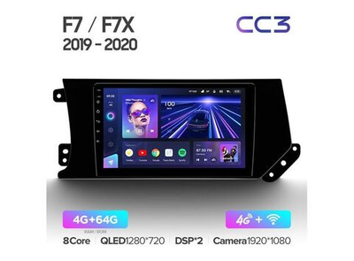 Магнитола Teyes CC3 4-64 Haval F7/ F7X 2019 — 2020 9.0"