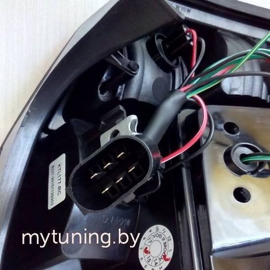 Задние фонари led red white для Audi A4 B6