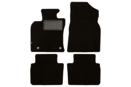 Коврики в салон для TOYOTA Camry, 2017-2021, 2020-, седан, 4 шт. (текстиль) KLEVER024810001210KH