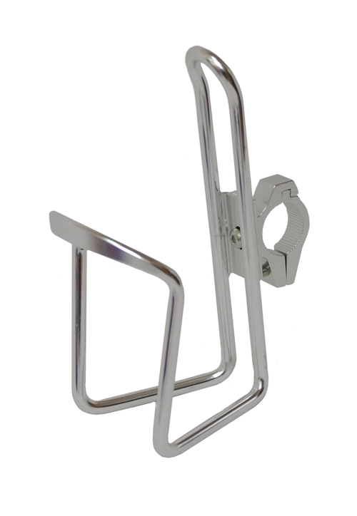 Флягодерж-ль на руль 22,2 алюминий (100) серебрстый