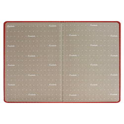 Ежедневник датированный 2026 ESCALADA, А5, 176 л., арт. 70222/ 15 САРИФ КРАСНЫЙ (кожзам: 146x211 мм, твёрдый переплёт с поролоном, материал обложки: искусственная кожа "Сариф"; декор: блинтовое тиснение; способ крепления блока: ниткошвейный; вн. блок