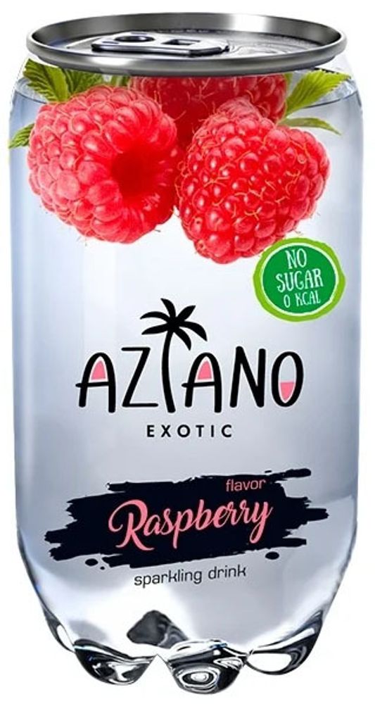 Газированный Напиток Aziano Raspberry &quot;Малина&quot; 0.35 - пэт