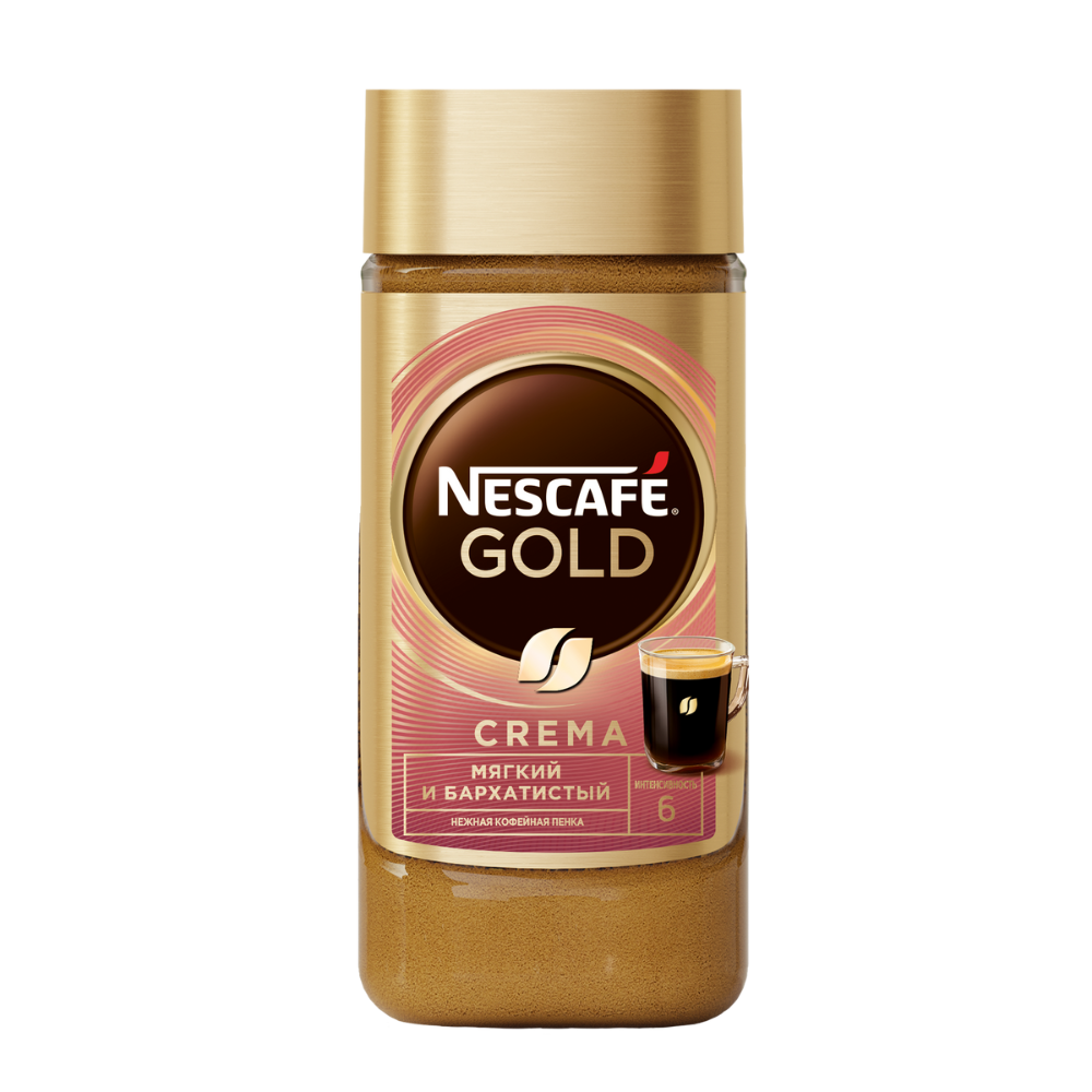 Кофе растворимый Nescafe Gold Crema 85 гр