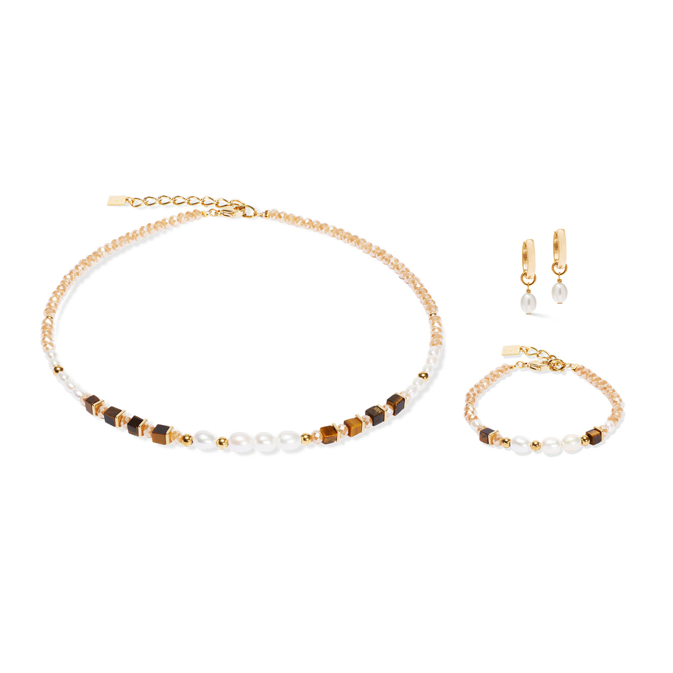 Серьги Coeur de Lion Brown-Beige 1135/21-1110