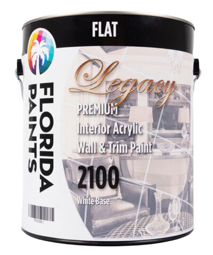 Florida Paints Legacy Premium 100% Acrylic Wall & Trim Flat