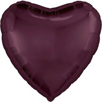 Сердце 30" Темная вишня Agura
