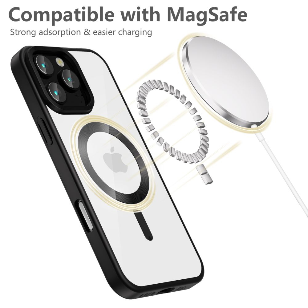 Чехол TECH-PROTECT MAGFLEX Magsafe iPhone 16 PRO SATIN BLACK
