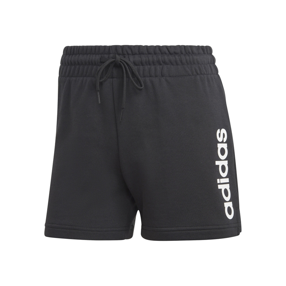Женские теннисные шорты adidas Essentials Linear French Terry Shorts Women - Black