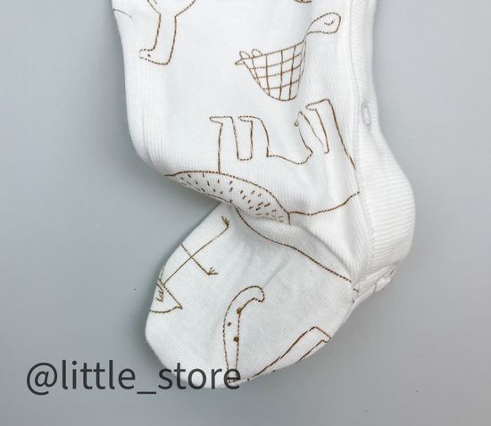 Слип хлопковый "Я родился" звери на сахаре