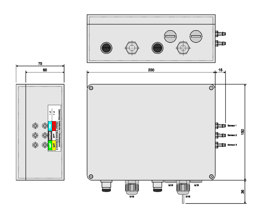 Модуль вентилятора Menerga Fan control module CVS1 (G 05 10 70)