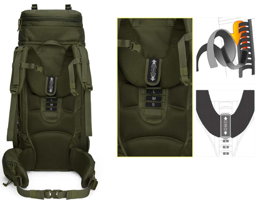 Рюкзак Tramp Bastion 100 л, артикул TRP-056, цвет olive green