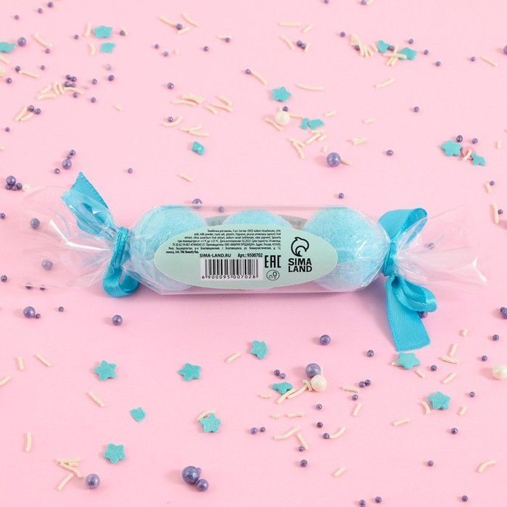 Набор из 3 бомбочек для ванны «Фруктовые леденцы» (Цвет: не задано)