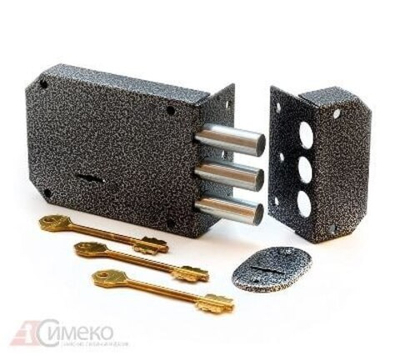Замок накладной СИМЕКО ЗН-3*3 кл тяж