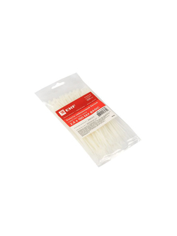 Хомут кабельный 2.5х150 нейл. бел. (уп.100шт) EKF plc-c-2.5x150