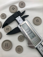 Пуговицы на прокол16 серые