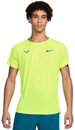 Мужская теннисная футболка Nike Rafa Challenger Dri-Fit Tennis - желтый