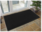Коврик придверный влаговпитывающий, ребристый, «Стандарт», 120×180 см, чёрный