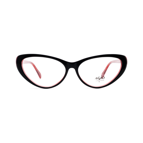 Оправа бабочка Agio 60078P c1 черный/красный (Китай)