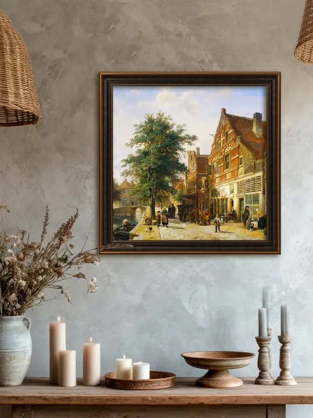 Картина серии "Голландия" настенная для интерьера 46*46 см