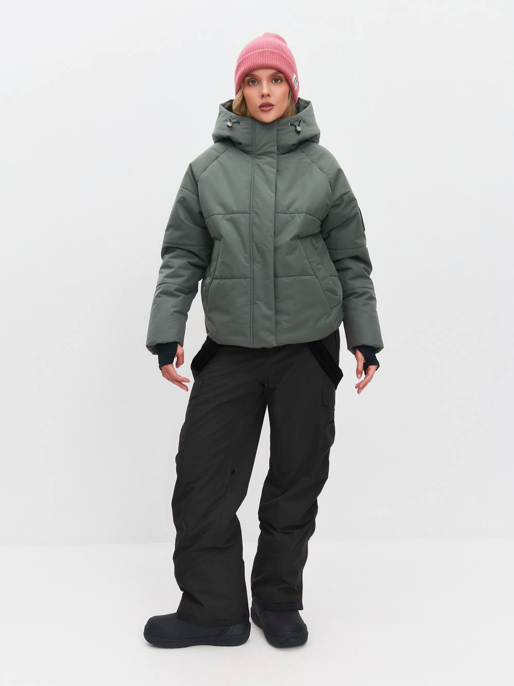 Брюки горнолыжные утепленные (черные)