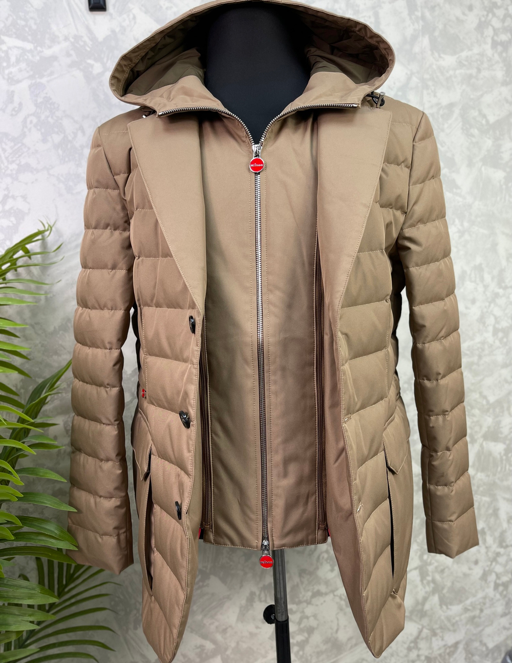 Пуховик с подстёжкой Kiton