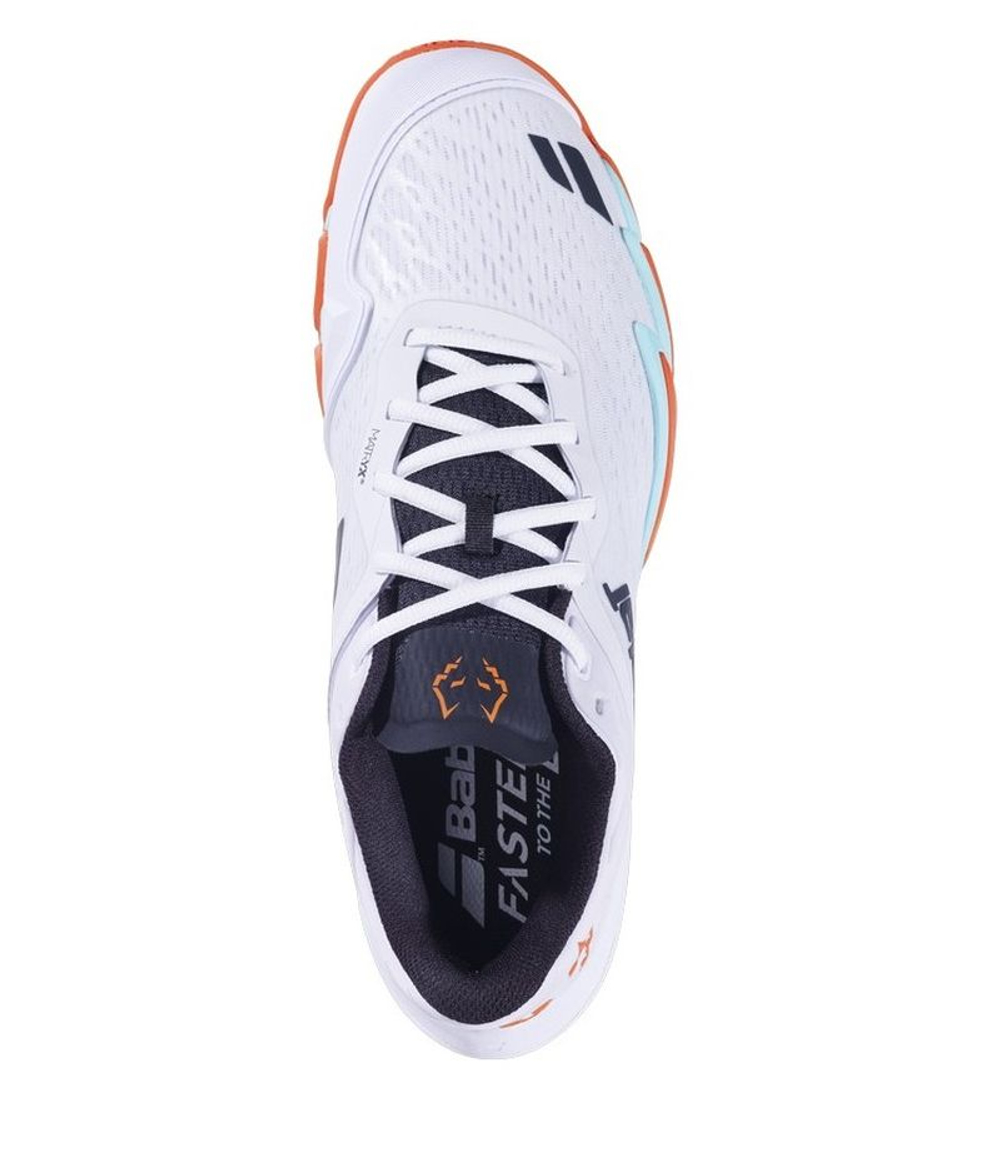 Мужские кроссовки для Падел Babolat Premura 3 Lebron - white/orange