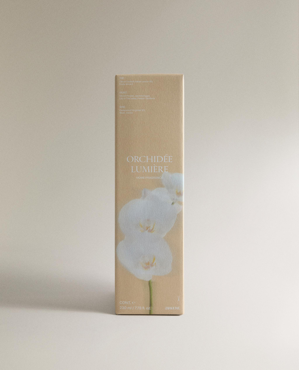Zara Home Ароматический диффузор с палочками Orchid e Lumi re, 230 мл, аромат для дома